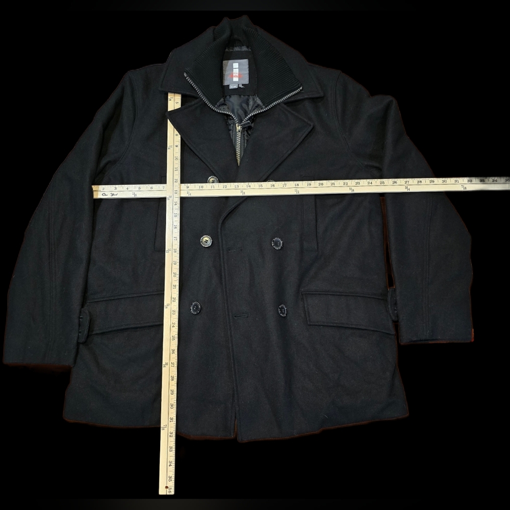 Jeans By Buffalo Men's XL,  Black Peacoat Wool Blend: Y2k, Streetwear, Classic - Picture 4 of 7